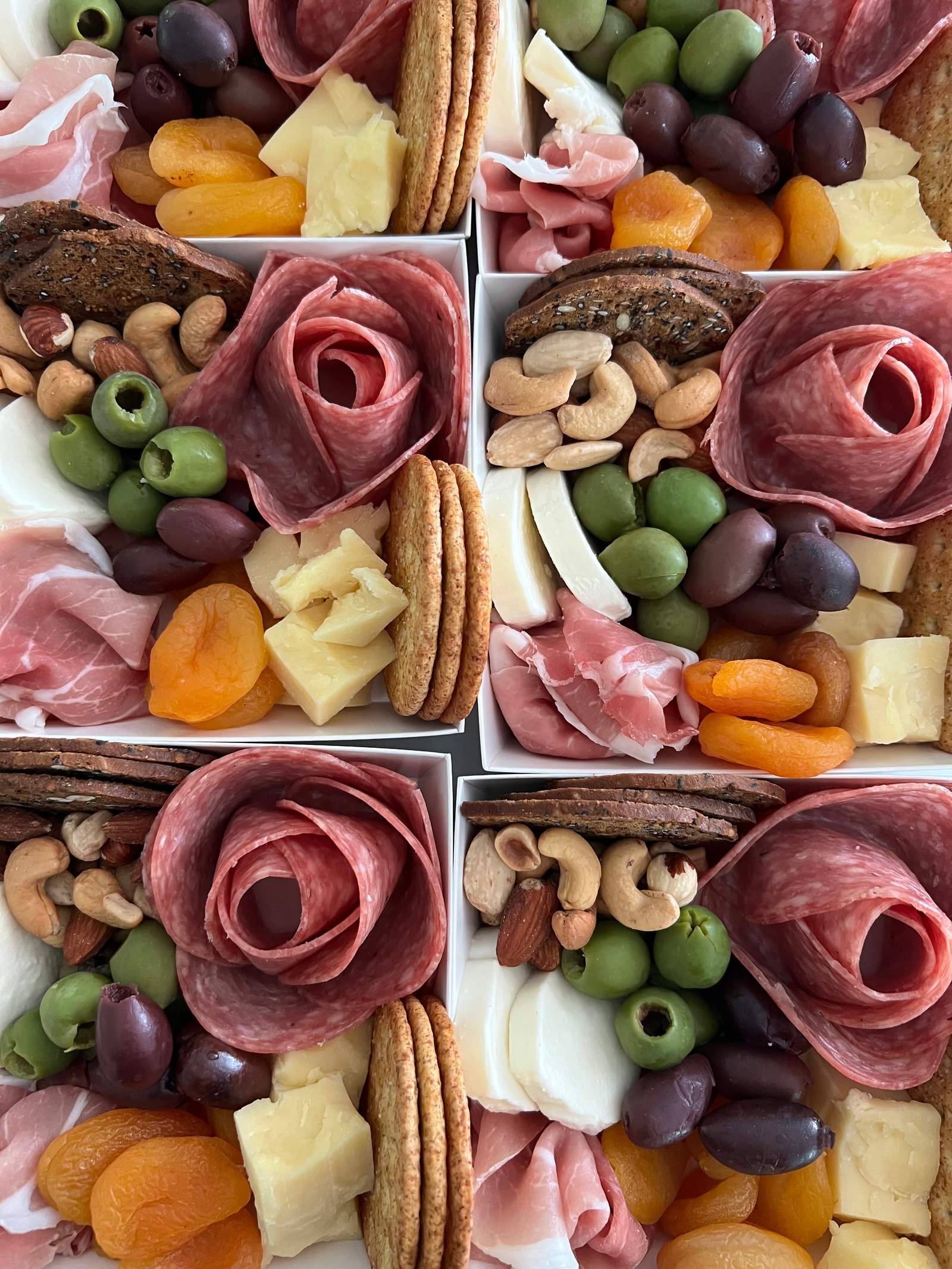 Personal charcuterie boxes